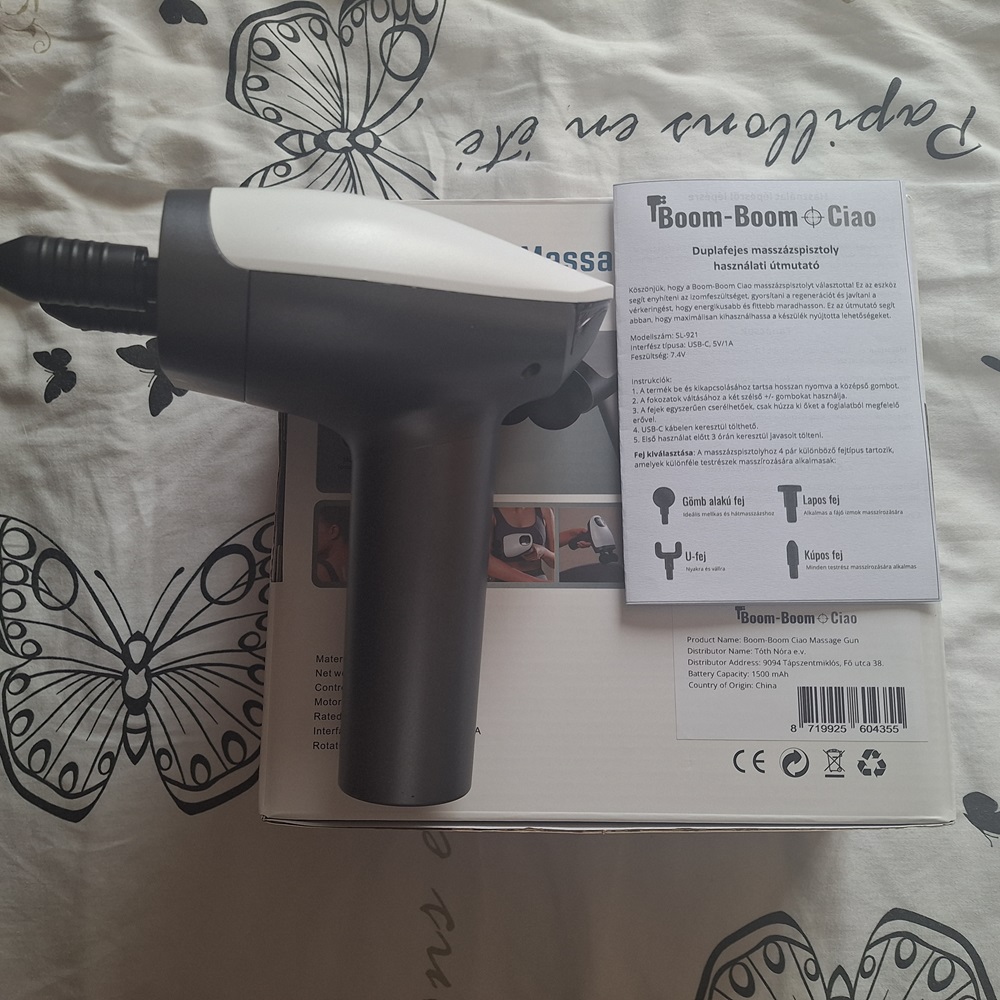 Boom Boom Ciao masszázspisztoly vélemények